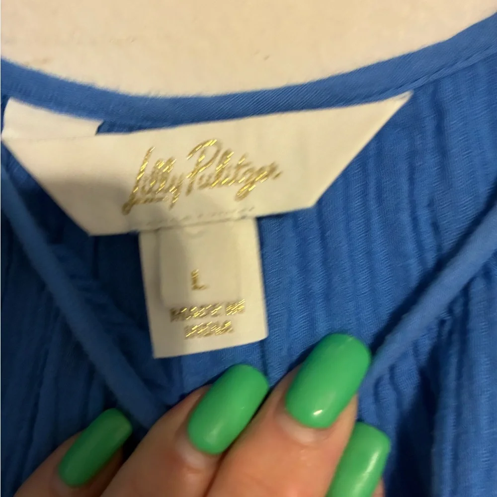 Lilly Pulitzer Royal Blue Maxi Dress - Picture 2 of 2